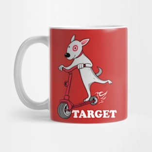 Funny Bullseye Dog Team Member Mug